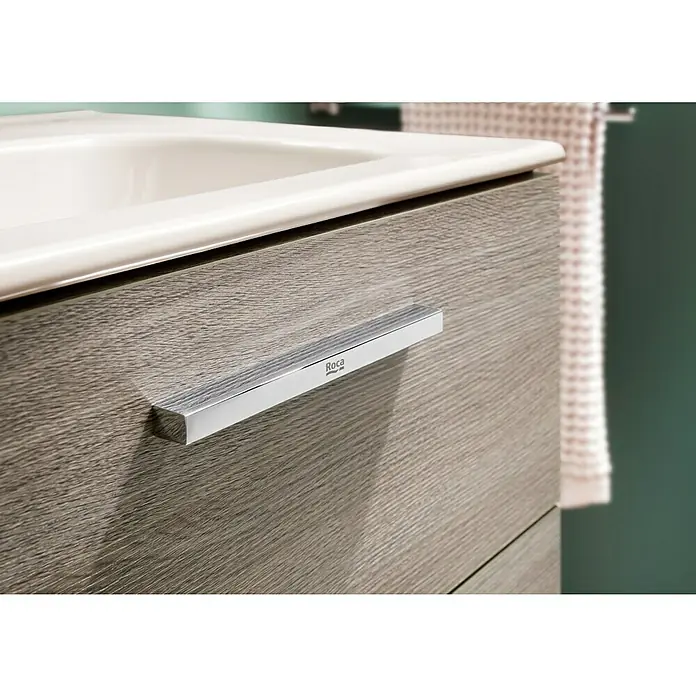 Roca Conjunto de mueble de baño Victoria - 70 cm, 2 piezas, Roble - Primer plano