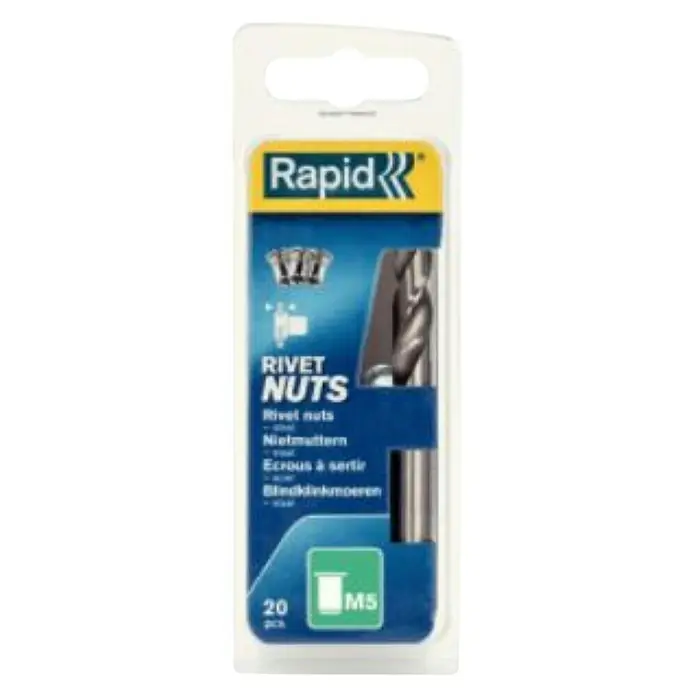 Rapid Tuerca ciega - 1 ud., M5 - Vista frontal
