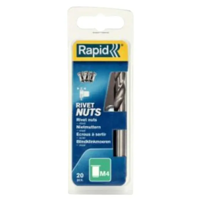 Rapid Tuerca ciega - 1 ud., M4 - Vista frontal