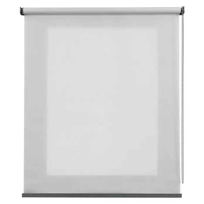 Estor enrollable Calm - An x Al: 120 x 250 cm, Blanco nieve - Vista frontal