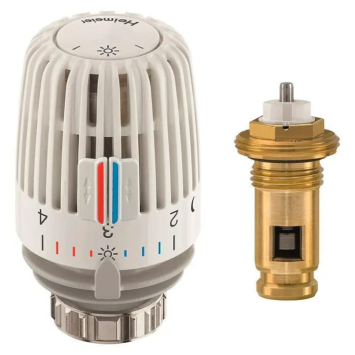 Heimeier Thermostatventil-Set 2 - 2 -tlg., ½″ - Vorderansicht