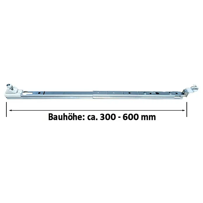 Heizkörper-Befestigung - Bauhöhe: 300 - 600 mm, Verzinkt