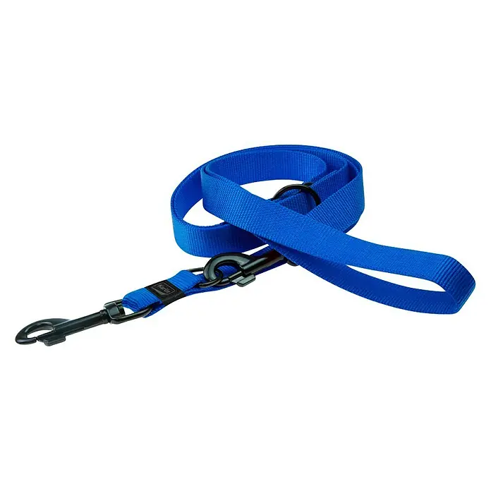 Karlie Mix and Match Hondenriem - 200 x 2,5 cm, Blauw - Diagonaal zicht