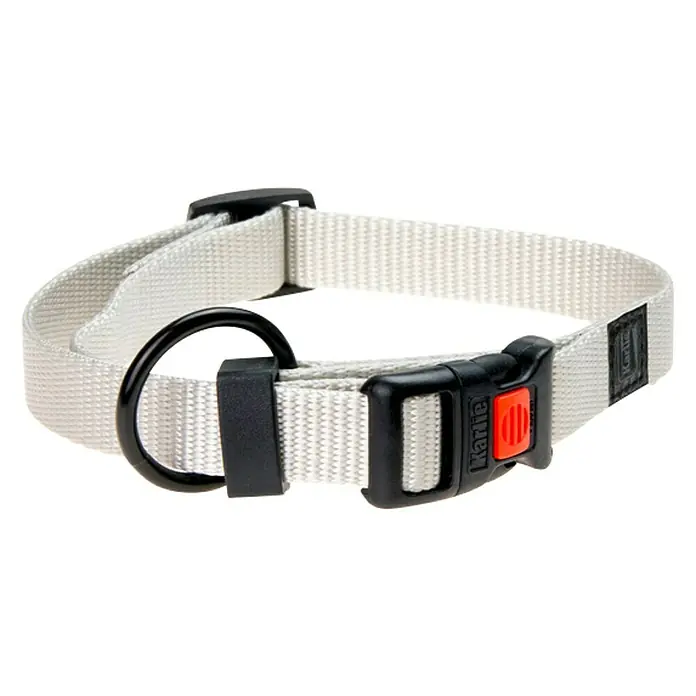Karlie Mix and Match Collar para perros Art Sportiv Plus - Longitud: 30 - 45 cm, Gris claro - Vista angular