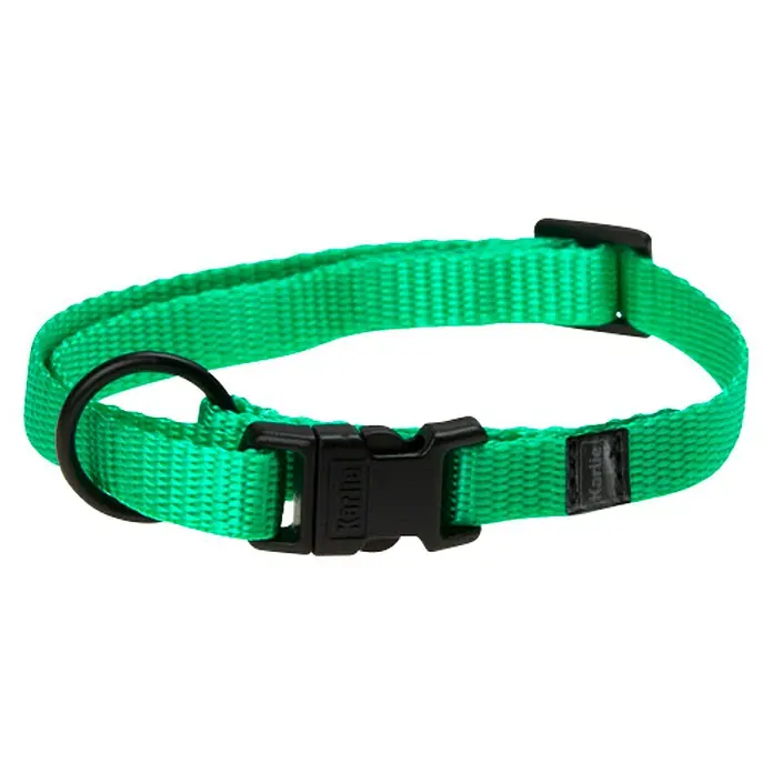 Karlie Mix and Match Collar para perros Art Sportiv Plus - Longitud: 20 - 35 cm, Verde - Vista angular