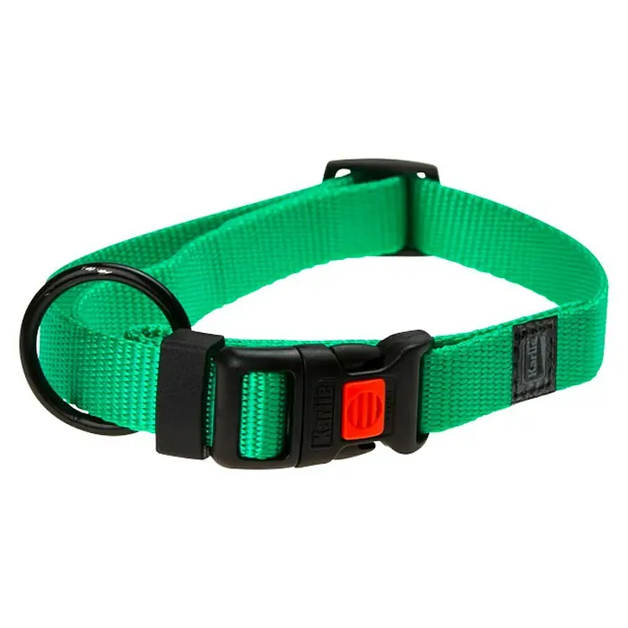 Karlie Mix and Match Collar para perros Art Sportiv Plus - Longitud: 30 - 45 cm, Verde - Vista angular