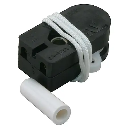 Q-Link  Trekschakelaar, inbouw zwart/wit