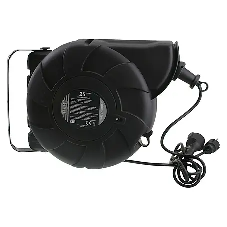 Q-Link  Kabelbox zwart, 25 m