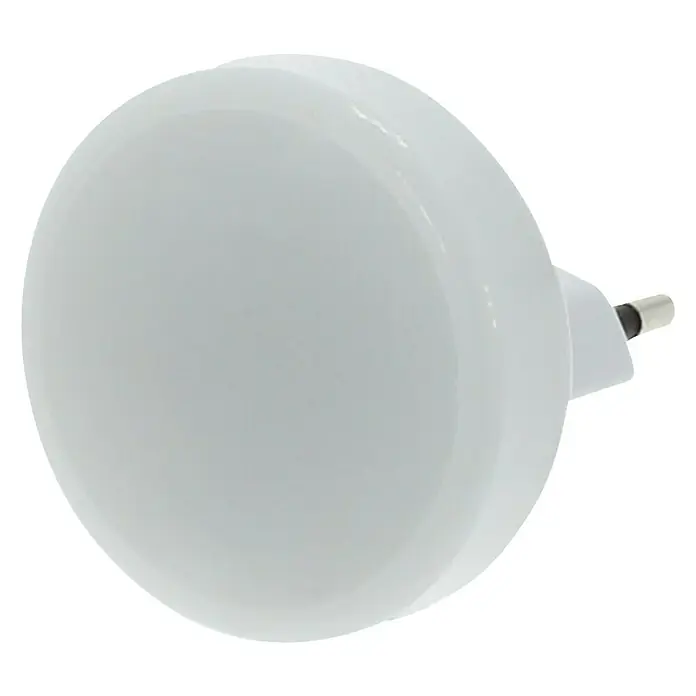Q-Link Led-nachtlicht rond - Kunststof, Wit - Diagonaal zicht