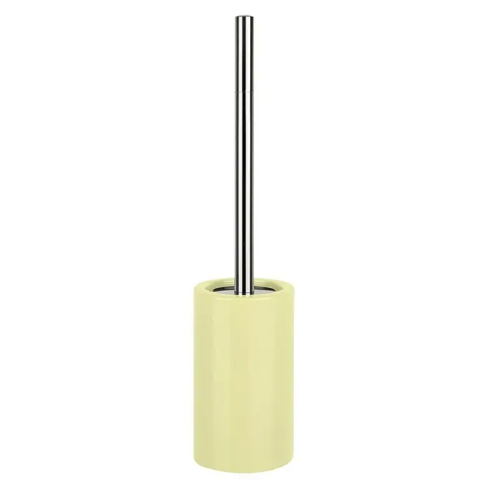 Spirella Tube Escobillero - Gres porcelánico, Amarillo - Vista frontal