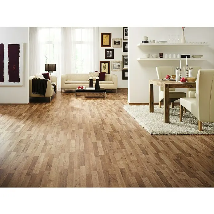 LOGOCLIC Family Sample Eiken Rondo - 297 x 195 x 1 mm, Driestrooks planken - Sfeeropname