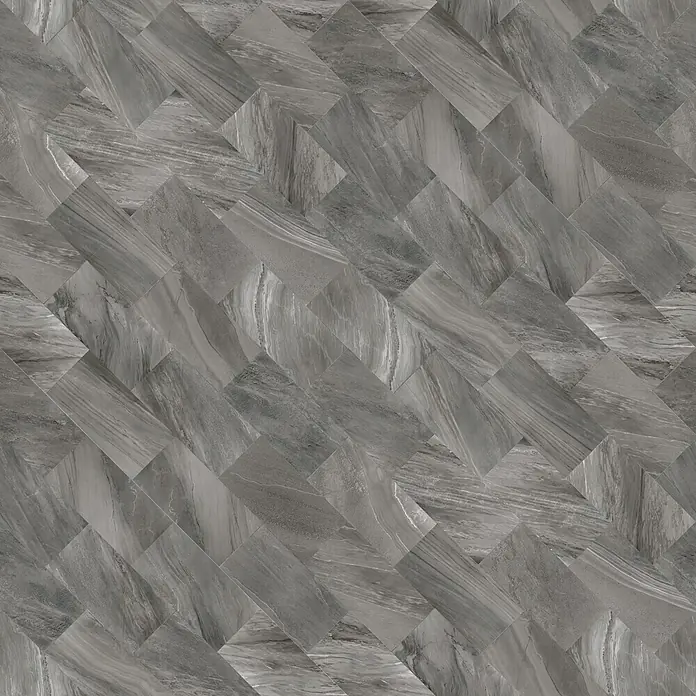 Feinsteinzeugfliese North Stone - L x B: 62 x 31 cm, Anthrazit, Matt - Detailaufnahme