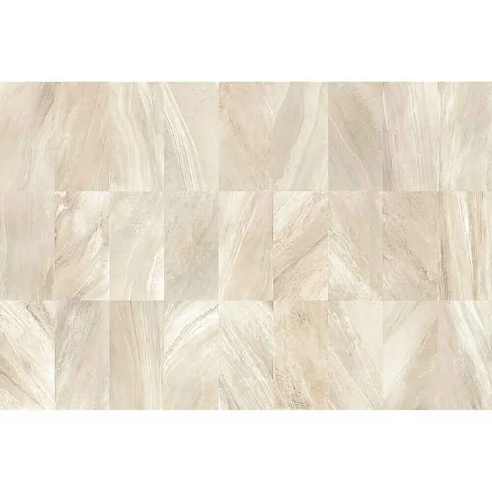 Feinsteinzeugfliese North Stone - L x B: 62 x 31 cm, Bone, Matt - Detailaufnahme