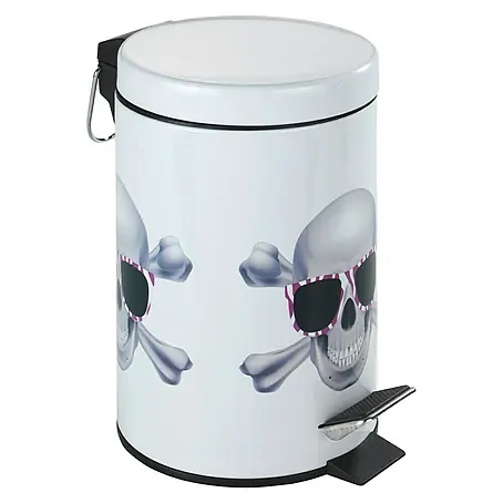 Wenko  Cubo con pedal Skull