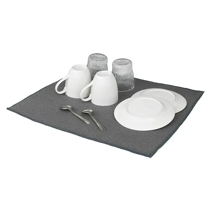 Wenko Escurreplatos Miko - Gris - Vista angular