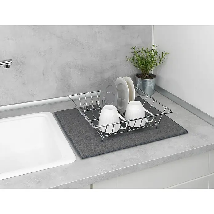 Wenko Escurreplatos Miko - Gris - Producto en uso