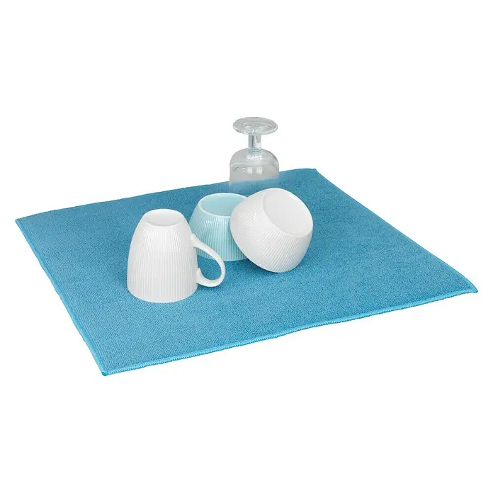 Wenko Escurreplatos Miko - Azul - Vista angular