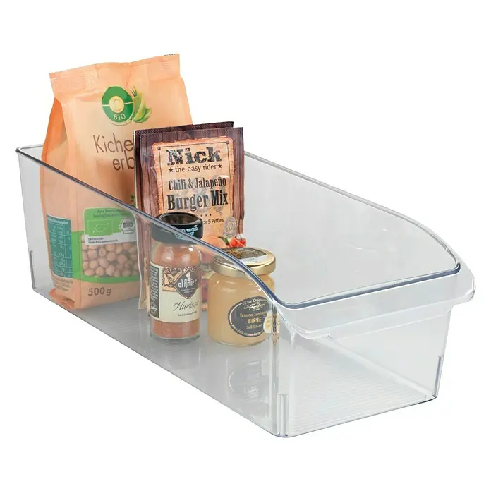 Wenko Organizador mediano - L x An x Al: 37 x 15 x 11 cm, Transparente - Vista angular