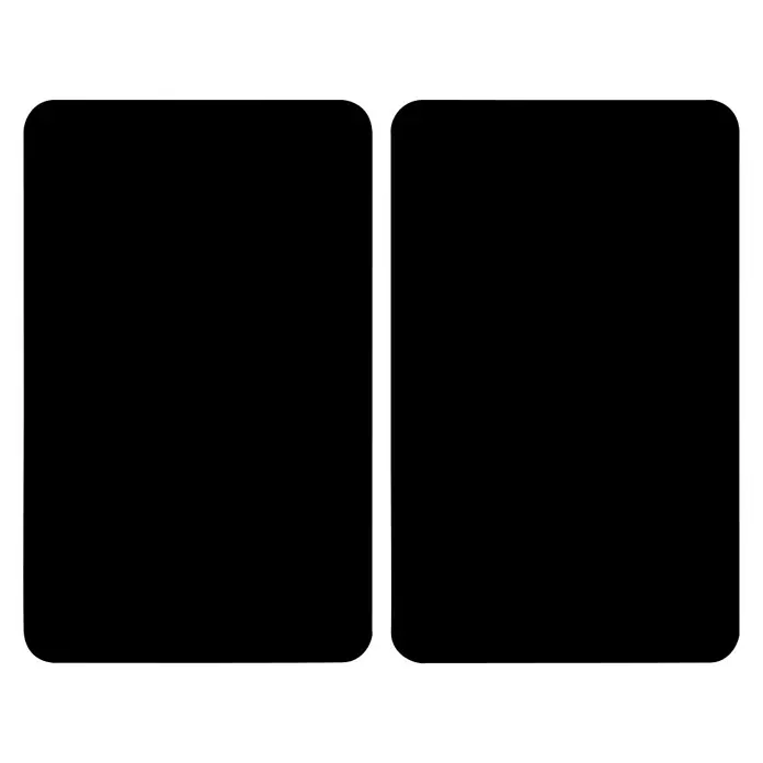 Wenko Placa de protección de vidrio Black - 30 x 52 cm - Vista descendente