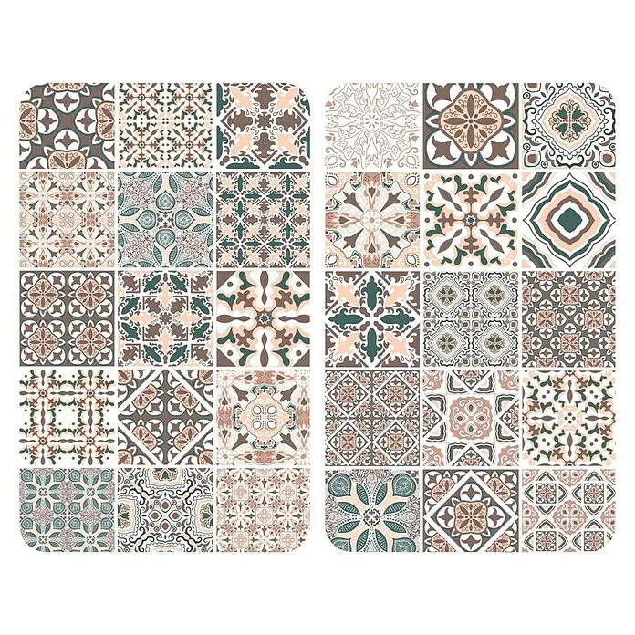 Wenko Placa de protección de vidrio Azulejos - 30 x 52 cm - Vista descendente