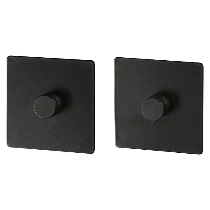 Wenko Kit de fijación Turbo-Loc - Metal, 2 uds., Específico para: Serie de accesorios Gala de Wenko - Vista frontal