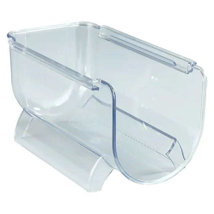 Wenko Estante botellero - Plástico, Transparente - Vista angular