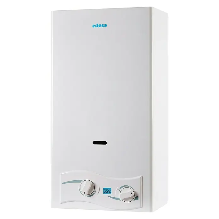 Edesa Calentador atmosférico IONO 11 D - 19,3 W, Caudal de agua: 2,5 l/min, Gas natural - Vista frontal