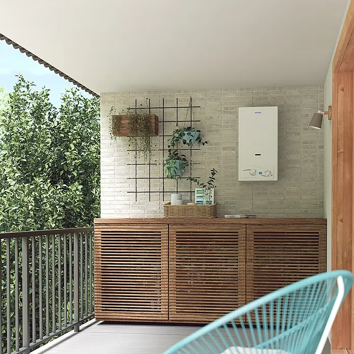 Edesa Calentador atmosférico IONO 11 D - 19,3 W, Caudal de agua: 2,5 l/min, Gas natural - Foto ambiente