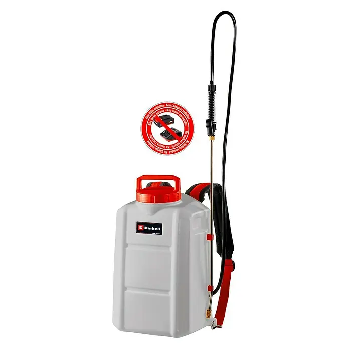 Einhell Power X-Change Tlačna prskalica GE-WS 18/150 Li-Solo - 18 V, Radni tlak: 4,5 bar, Broj baterija: Bez akumulatora - Pogled sprijeda