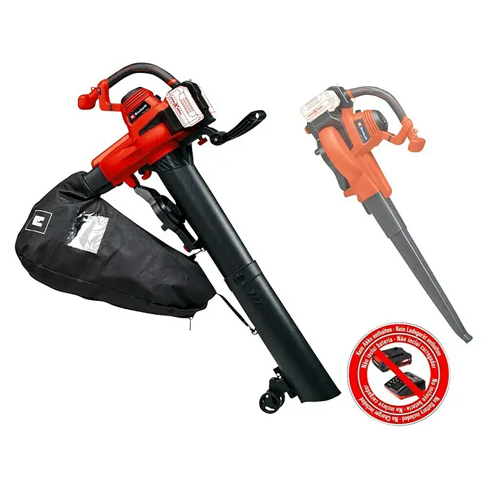 Einhell Power X-Change Akumulatorski puhač lišća GE-CL 36/230 Li E-Solo - 2 x 18 V, Bez akumulatora, Brzina puhanja: 230 km/h - Dijagonalni pogled