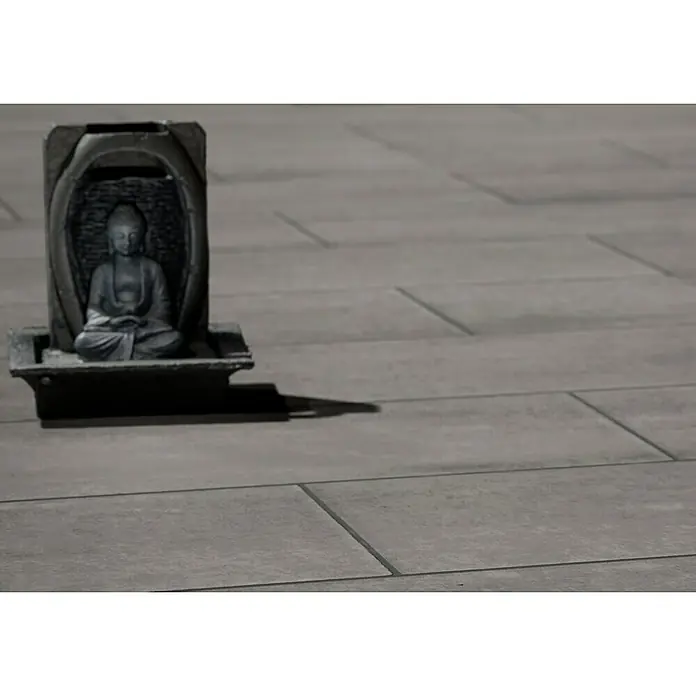 Palazzo Feinsteinzeugfliese Living Stone - 30 x 60 cm, Grau, Matt - Stimmungsaufnahme