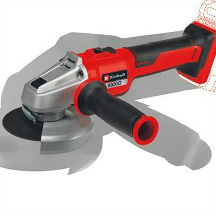 Einhell Power X-Change Akku-Winkelschleifer AXXIO 18/125 Q - 18 V, Ohne Akku, Durchmesser Scheibe: 125 mm, 8.500 U/min - Detailaufnahme