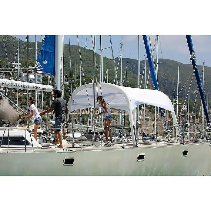 Bimini Decktent - Tamaño: M, Hinchable - Producto en uso