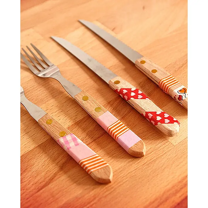 Duck Tape Kreativklebeband Washi - Pink Check, 10 m x 15 mm - Stimmungsaufnahme