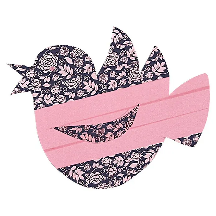 Duck Tape Kreativklebeband Washi - Smart Rose, 10 m x 15 mm - Vorderansicht