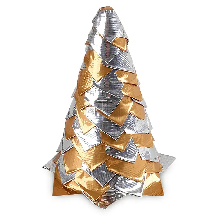 Duck Tape Kreativklebeband - Metallic Silver, 9,1 m x 48 mm - Vorderansicht