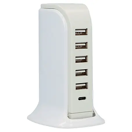 UniTEC  Ladestation 6-Port-USB A/C