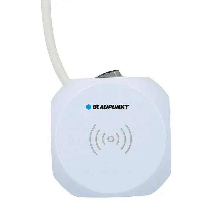 Blaupunkt Steckdosenwürfel mit Induktion - Anzahl Steckdosen Schuko: 3 Stk., Weiß, 2 x USB A und 2 x USB C - Vorderansicht