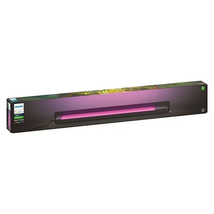 Philips Hue LED-Außenleuchte Amarant - 20 W, Schwarz, IP65 - Vorderansicht