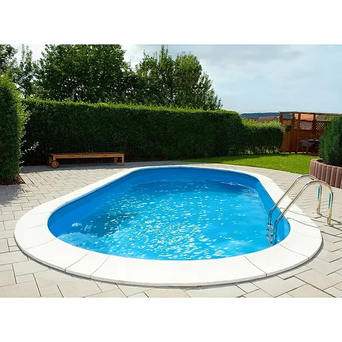 myPool Premium Pool-Set Ovalbecken - L x B: 4,9 x 3 m, Höhe: 1,2 m, 15 m³ - Stimmungsaufnahme