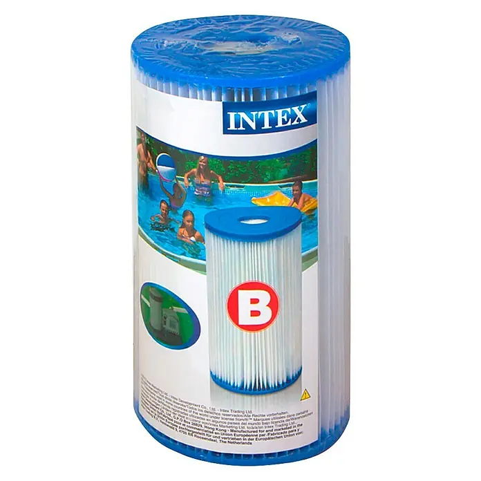 Intex Cartucho filtrante Tipo B - Largo: 25,3 cm - Vista frontal