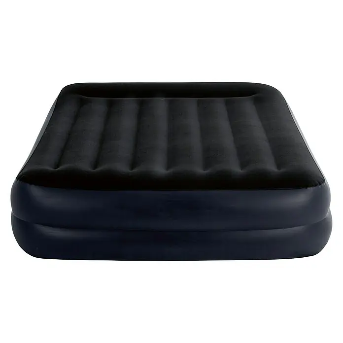 Intex Luftbett Rest Raised Queen - L x B x H: 152 x 203 x 42 cm, Integrierte Luftpumpe - Vorderansicht