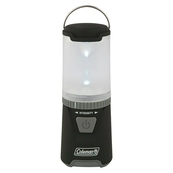 Coleman Linterna portátil LED Mini High Tech LED - Altura: 15 cm, Negro - Vista frontal