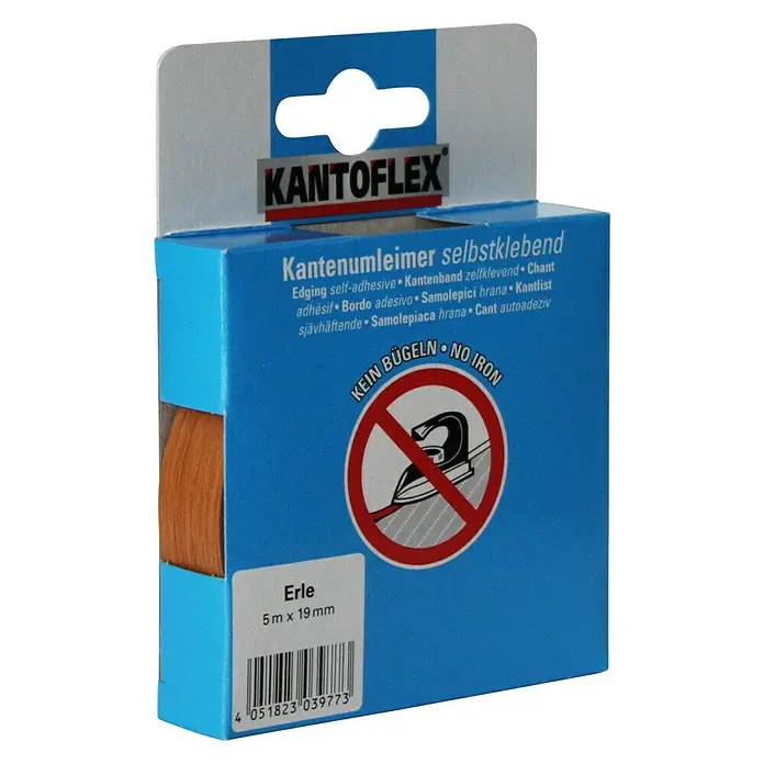 Kantoflex Umleimer - Erle, 5 m x 19 mm - Diagonale Ansicht