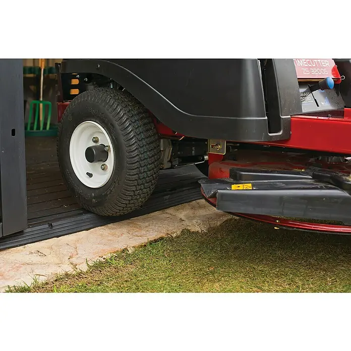 Keter Caseta para jardín Newton 757 - 228 cm, 223,5 cm, Plástico, Gris - Primer plano
