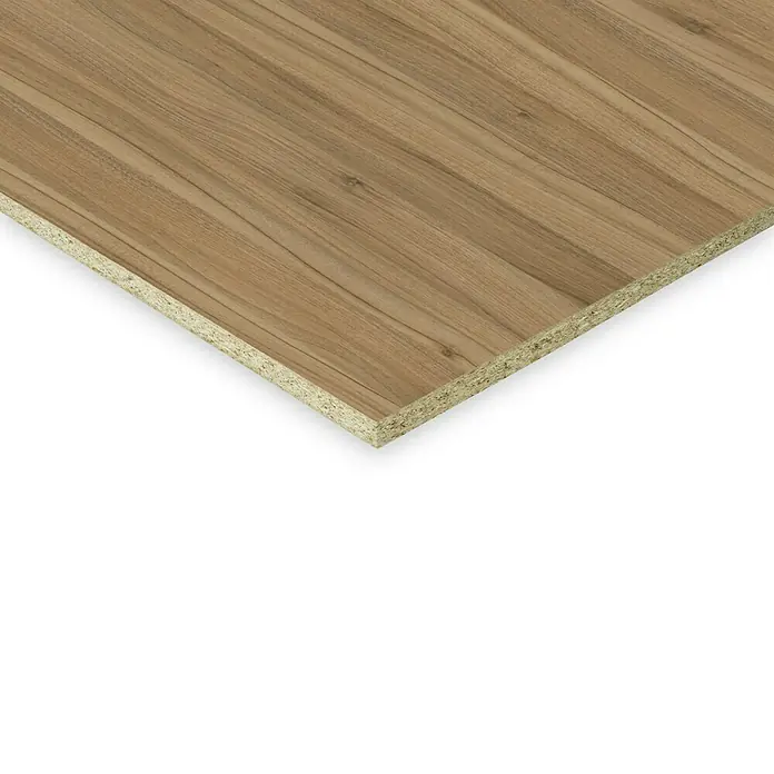 Spanplatte - Splintnuss, L x B x S: 280 cm x 207 cm x 19 mm - Detailaufnahme