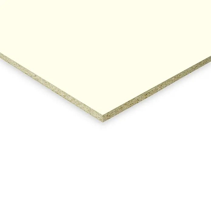 Spanplatte - Vanille, L x B x S: 280 cm x 207 cm x 19 mm - Detailaufnahme