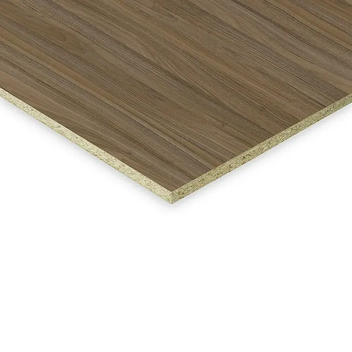 Spanplatte - Nuss Natur, L x B x S: 280 cm x 207 cm x 19 mm - Detailaufnahme