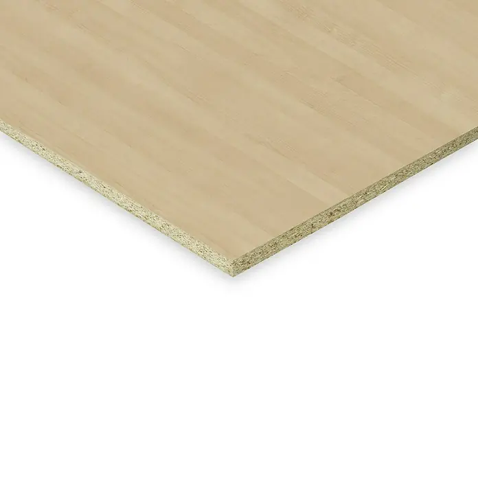 Spanplatte - Birke, L x B x S: 280 cm x 207 cm x 19 mm - Detailaufnahme