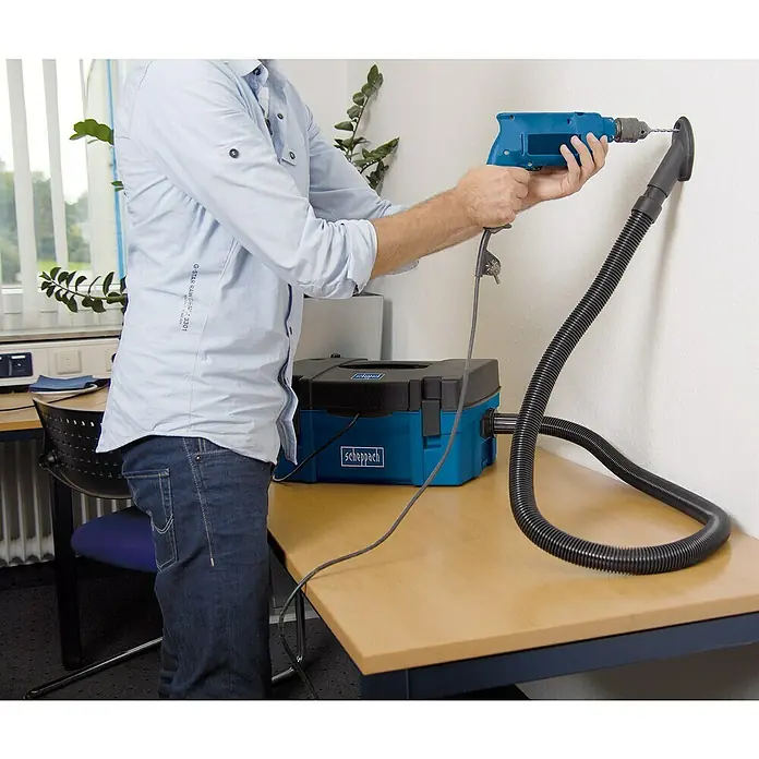 Scheppach Absauganlage HD2P - Max. Luftleistung: 120 m³/h, Füllmenge: 5 l, 1.250 W - Anwendungsbeispiel